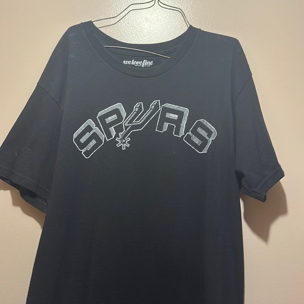 San Antionio Spurs NBA Black t shirt men large